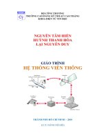 Giáo trình Hệ thống viễn thông: Phần 1  CĐ Kỹ Thuật Cao Thắng