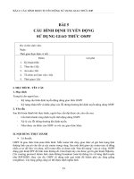 Giáo trình Thực hành Mạng cisco cơ bản: Phần 2  CĐ Kỹ Thuật Cao Thắng