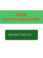 Bài giảng Mạng truyền thông công nghiệp