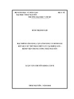 Đặc điểm lâm sàng, cận lâm sàng và đánh giá kết quả xử trí thai chết lưu tại khoa sản   bệnh viện trung ương thái nguyên 