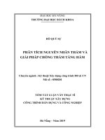 Phân tích nguyên nhân và đề xuất giải pháp khắc phục hiện tượng thấm tầng hầm.PDF