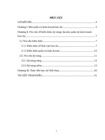 Tiểu luận cao học, QUẢN TRỊ KINH DOANH báo CHÍ TRUYỀN THÔNG những yêu cầu về kiến thức và kỹ năng đối với một nhà quản trị kinh doanh báo chí truyền thông