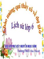 Bài giảng Lịch sử lớp 6: Các quốc gia cổ đại Phương Đông