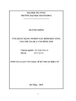 Ứng dụng mạng nơ-ron xác định khả năng ung thư da dựa vào hình ảnh