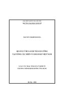 Quản Lý Mua Sắm Tài Sản Công Tại Tổng Cục Biển Và Hải Đảo Việt Nam