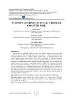 Xiaomi’s journey in India: a roller coaster ride