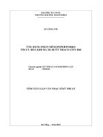 Ứng dụng phần mềm hyperworks tối ưu hóa khung xe buýt Thaco City B60.PDF