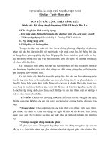 Sáng kiến kinh nghiệm: Một số biện pháp phụ đạo học sinh yếu, kém môn Toán 8