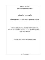 Tối ưu hóa hiệu năng hệ thống truyền thông tin và năng lượng vô tuyến đồng thời