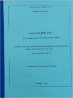 Nghiên cứu điều khiển không cảm biến tốc độ động cơ đồng bộ từ trở tốc độ cao