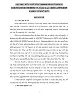 Chuyên đề dạy ngữ văn thpt theo hướng tích hợp