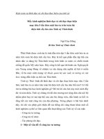 Mấy kinh nghiệm lãnh đạo và chỉ đạo thực hiện mục tiêu 5 tấn thóc một héc-ta trên toàn bộ diện tích cấy lúa của Tỉnh uỷ Thái Bình