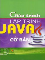 Giáo trình lập trình Java cơ bản