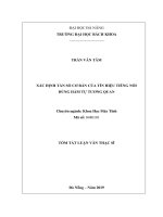 Xác định tần số cơ bản của tín hiệu tiếng nói dùng hàm tự tương quan