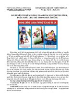 PHÒNG TAI NẠN THƯƠNG TÍCH Ở TRẺ EM