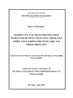 Nghiên cứu ứng dụng phương pháp Push-over để phân tích công trình nhà nhiều tầng không đối xứng chịu tải trọng động đất.PDF