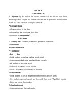 giao an tieng anh lop 1 unit 18 