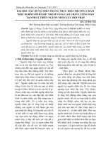 Đại học xây dựng miền Trung thực hiện phương châm “học đi đôi với hành” nhằm nâng cao chất lượng đào tạo phát triển nguồn nhân lực hội nhập