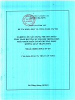 Nghiên cứu xây dựng phương pháp tính toán độ tin cậy cho hệ thống điện phân phối trên cơ sở phương pháp không gian trạng thái