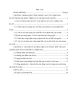 TIỂU LUẬN CAO học VAI TRÒ của KHOA học kỹ THUẬT đối với lực LƯỢNG sản XUẤT ở nước TA HIỆN NAY