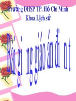 Bài giảng Lịch sử lớp 10 - Bài 20: Xây dựng và phát triển văn hóa dân tộc trong các thế kỉ X-XV