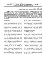 Nghiên cứu kỹ thuật bê tông geopolymer từ tro bay không sử dụng xi măng portland