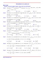 Hướng dẫn giải chi tiết các bài toán Tích Phân Hàm Ẩn