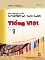 Tài liệu tập huấn tiếng việt 1