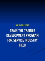 Kỹ năng đào tạo trainer nhân viên