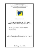 Ứng dụng kỹ thuật học sâu trong chẩn đoán bệnh ngoài da