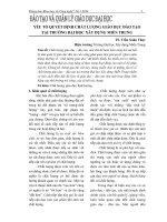 Yếu tố quyết định chất lượng giáo dục đào tạo tại trường Đại học Xây dựng miền Trung