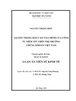 Nâng cao năng lực cạnh tranh ngành hàng chè xuất khẩu của Việt Nam trong điều kiện hội nhập.