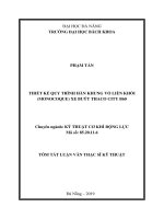 Thiết kế quy trình hàn khung vỏ liền khối (monocoque) xe buýt Thaco City B60