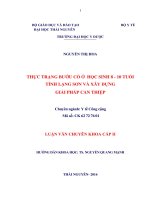 Thực trạng bướu cổ ở học sinh 8   10 tuổi tỉnh lạng sơn và xây dựng giải pháp can thiệp 