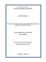 Ứng dụng kỹ thuật học sâu trong phát hiện và đếm lưu lượng xe máy