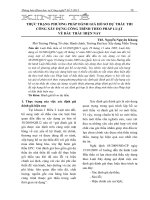 Thực trạng phương pháp đánh giá hồ sơ dự thầu thi công xây dựng công trình theo pháp luật về đấu thầu hiện nay