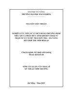 Nghiên cứu tiền xử lý bùn bằng phương pháp siêu âm và phân hủy yếm khí bùn thải từ trạm xử lý nước thải Sơn Trà - Đà Nẵng kết hợp thu hồi Biogas.PDF
