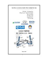 Giáo trình Hệ thống lái  Treo  CĐ Nghề Công Nghiệp Hà Nội