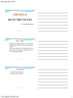 Bài giảng Tài chính doanh nghiệp: Chương 5  ThS. Nguyễn Thị Kim Anh