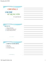 Bài giảng Tài chính doanh nghiệp: Chương 3  ThS. Nguyễn Thị Kim Anh