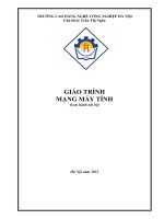 Giáo trình Mạng máy tính  CĐ Nghề Công Nghiệp Hà Nội