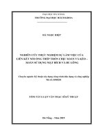 Nghiên cứu thực nghiệm sự làm việc của liên kết nối ống thép tròn chịu xoắn và kéo - xoắn sử dụng mặt bích và bu lông.PDF