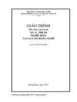 Giáo trình Hàn đắp  Nghề: Hàn  Trình độ: Cao đẳng nghề  CĐ Nghề Giao Thông Vận Tải Trung Ương II