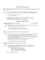 Tài liệu ôn thi semantics có lời giải