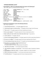 Tài liệu ôn thi semantic further exercises