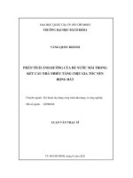 Phân tích ảnh hưởng của bể nước mái trong kết cấu nhà nhiều tầng chịu gia tốc nền động đất