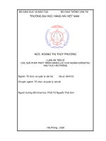 Các giải pháp phát triển nhân lực cho ngành đóng tàu khu vực hải phòng 