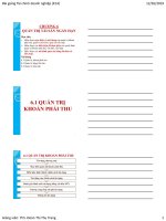 Bài giảng Tài chính doanh nghiệp: Chương 6  ThS. Đoàn Thị Thu Trang