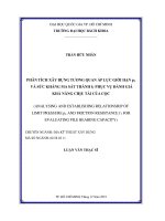 Phân tích xây dựng tương quan áp lực giới hạn pL và sức kháng ma sát thành fT phục vụ đánh giá khả năng chịu tải của cọc