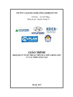 Giáo trình Khái quát về kỹ thuật viên sữa chữa đồng sơn và các khóa đào tạo  CĐ Nghề Công Nghiệp Hà Nội